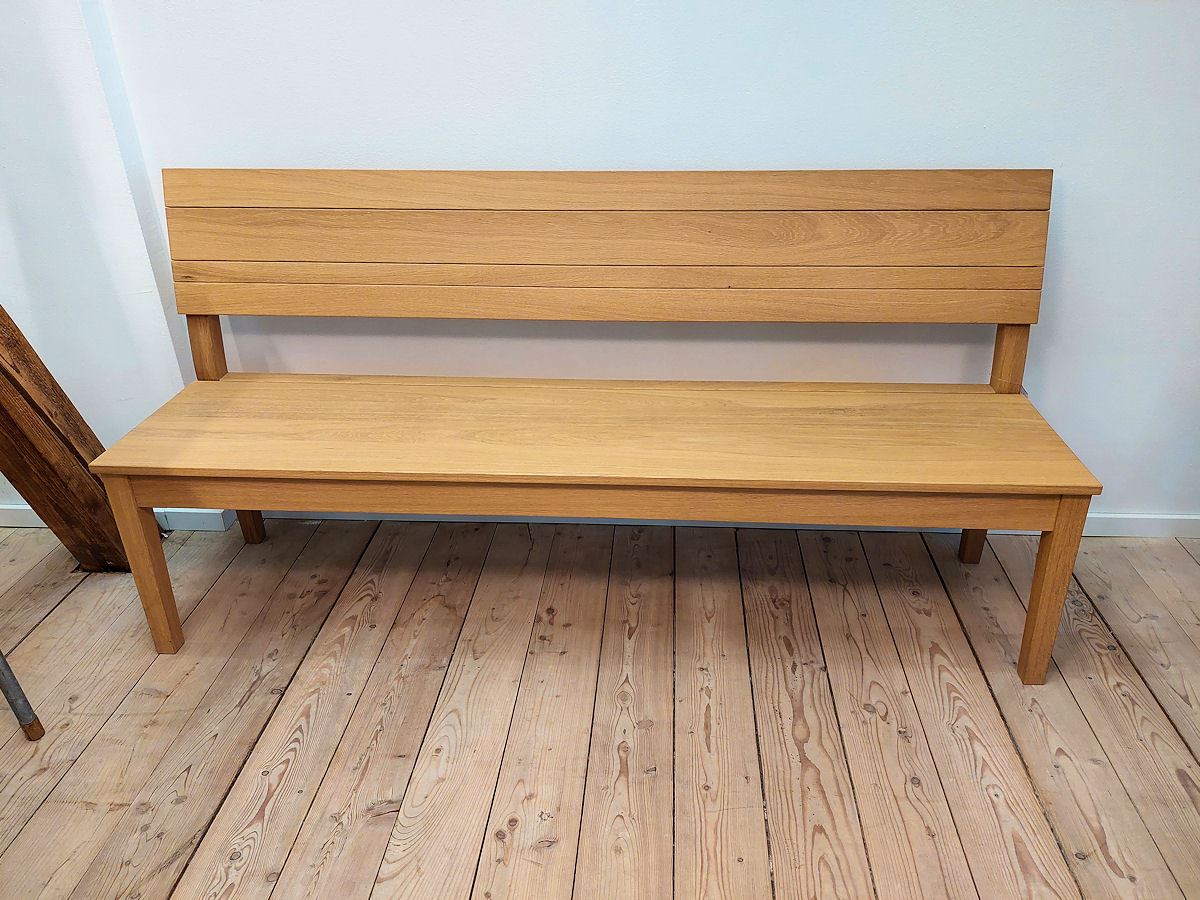 Bank Eduard, Eiche, Länge 180 cm